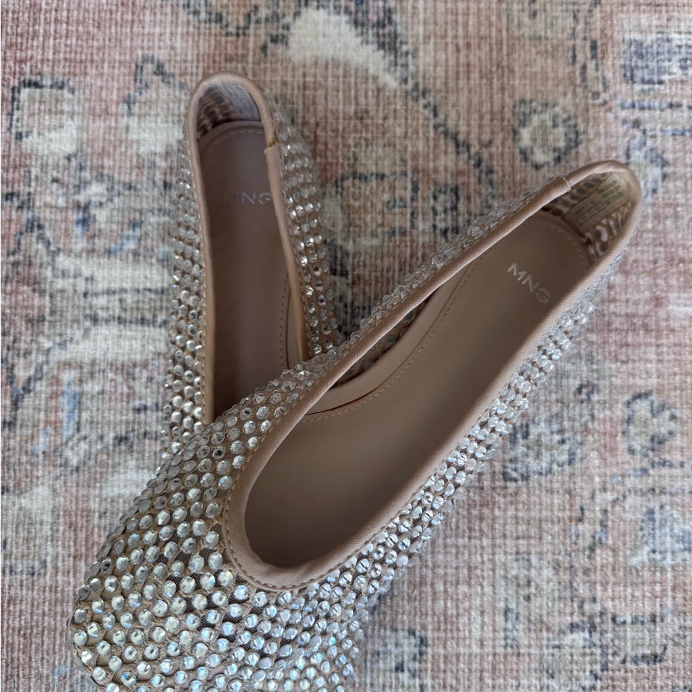 Mango Rhinestone Ballerinas - Picture 2 of 3